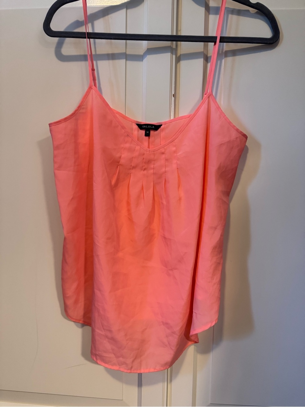 Talula Coral Pink Spaghetti-Strap Cami